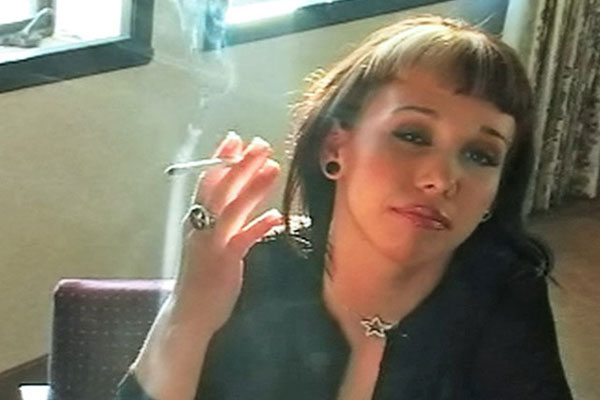 Girls Smoking : Two Cigarettes For The Price of One!