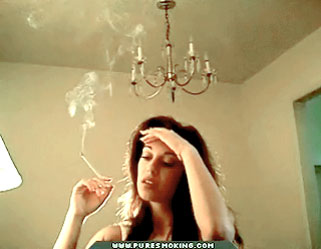 desi girl smoking