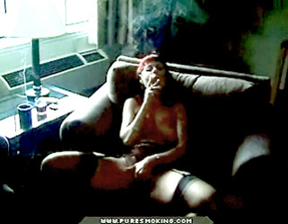 scene girls smoking