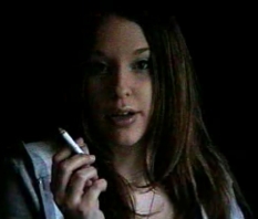 cigarette smoking girl