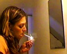 desi girl smoking