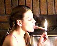 Girls Smoking : Gina Smokes!